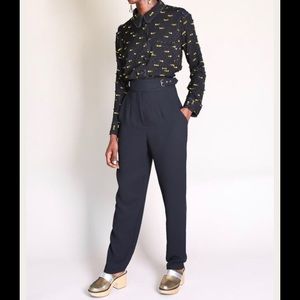 NWT Rachel Comey High Waisted Crown Pant in Classic Double Georgette Fabric